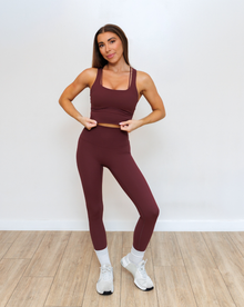Shakti Leggings - Cherry