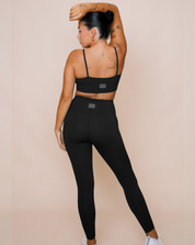 Aesthetically designed black activewear