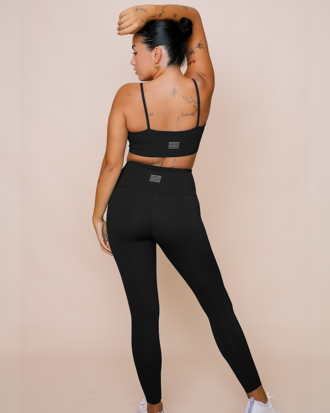 
                  
                    Aesthetically designed black activewear
                  
                