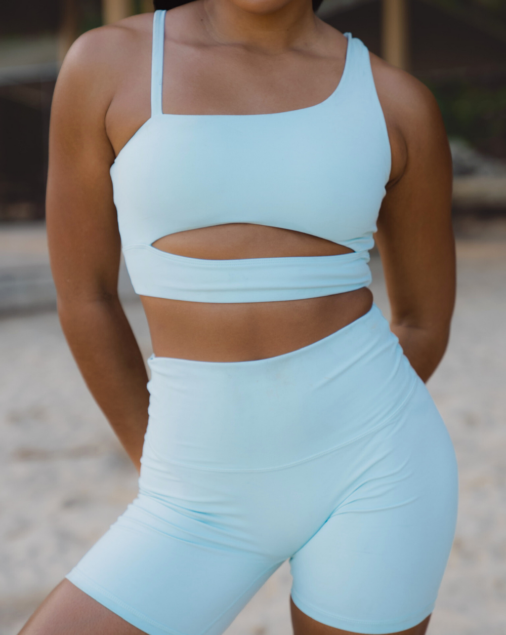 SHCKE One Shoulder Sports Bra for Women Breathable Mesh Yoga Bras One Strap  Crop Top Sexy Cute Medium Support Workout Bras 