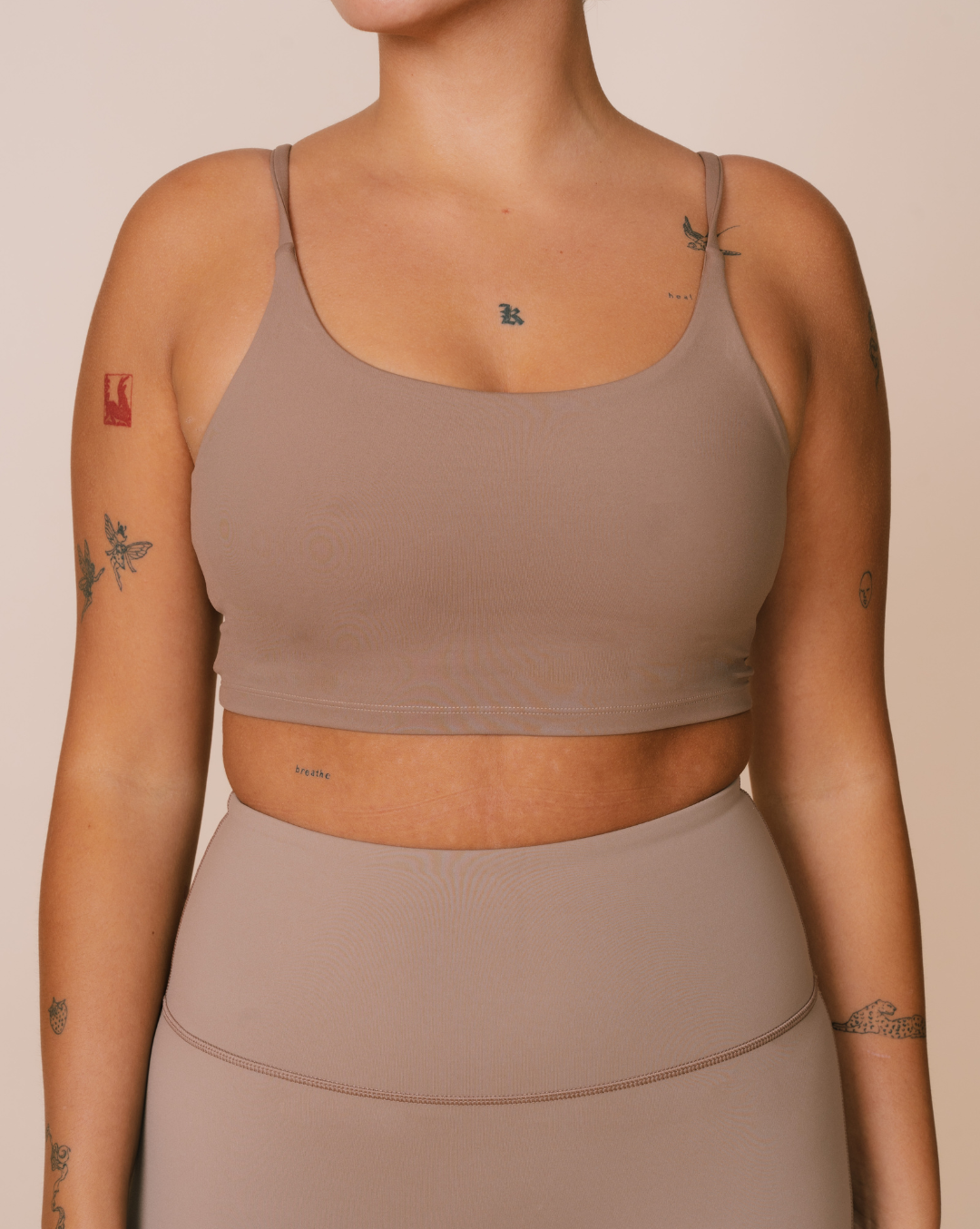 
                  
                    Empowering nude workout wear
                  
                