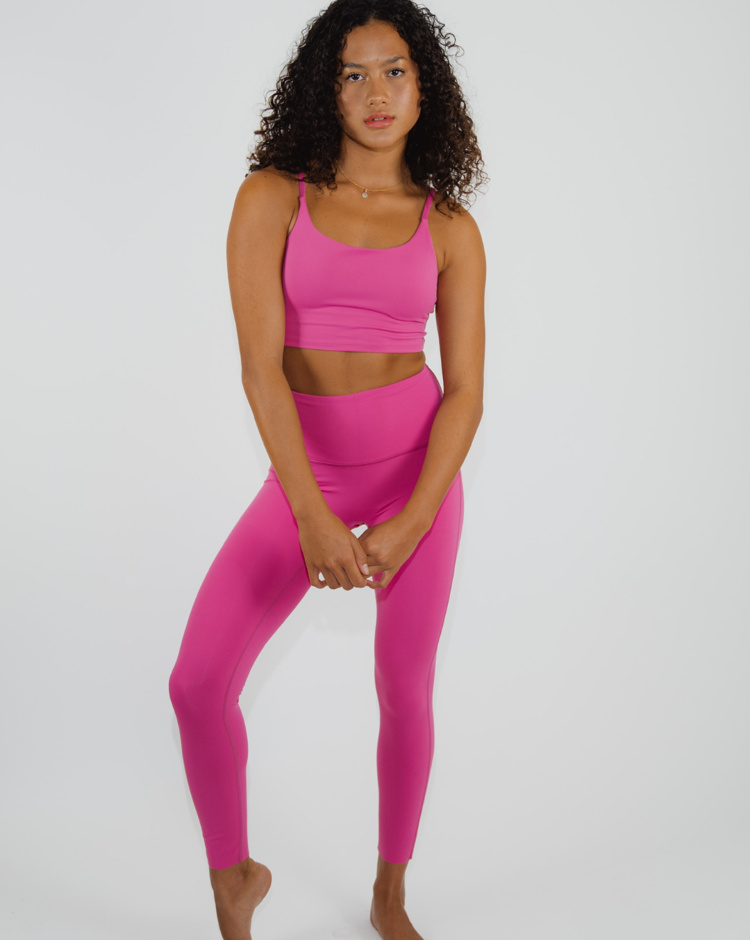 Confident and comfortable fitness attire