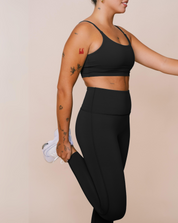 High quality black activewear for women