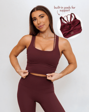 Kanti Crop - Cherry