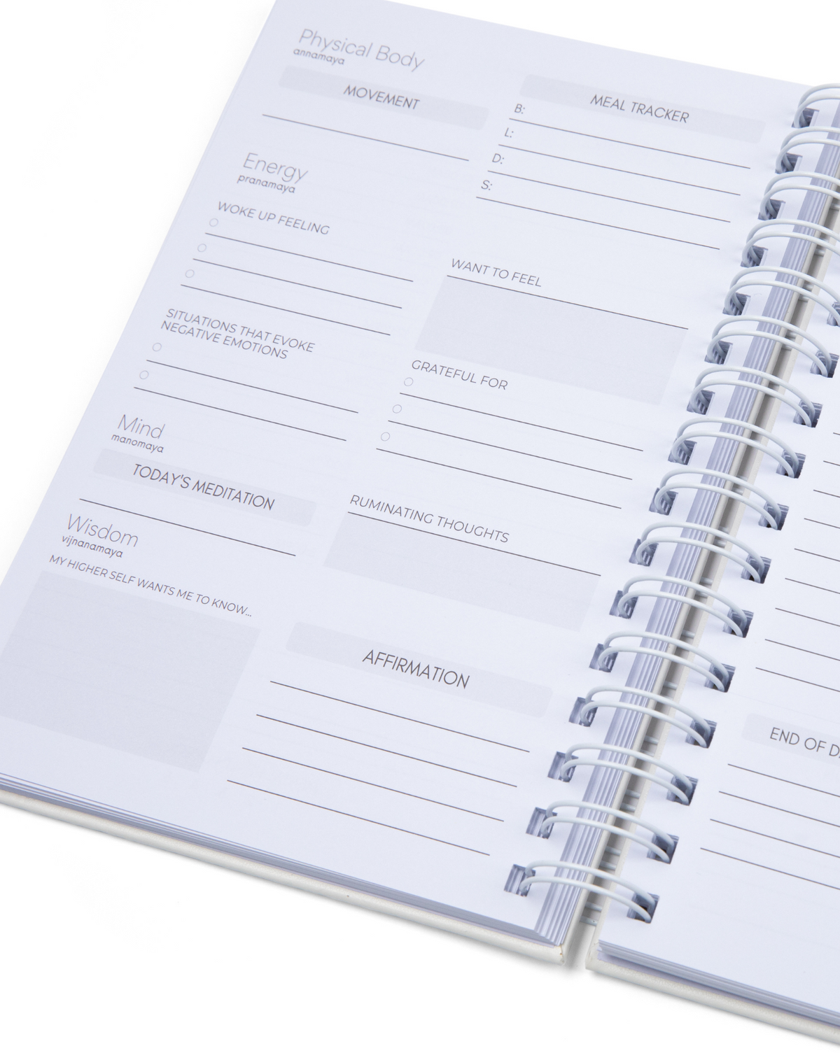 Positive affirmations journal