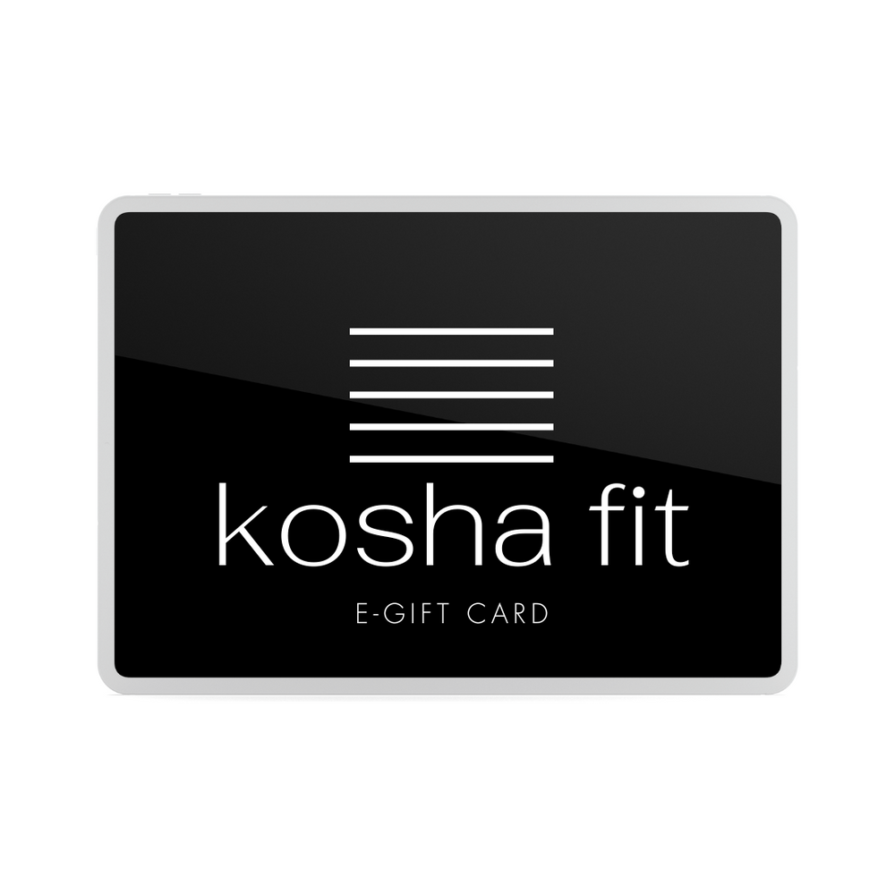 Kosha Fit Gift Card  Last Minute Gift Idea for Women