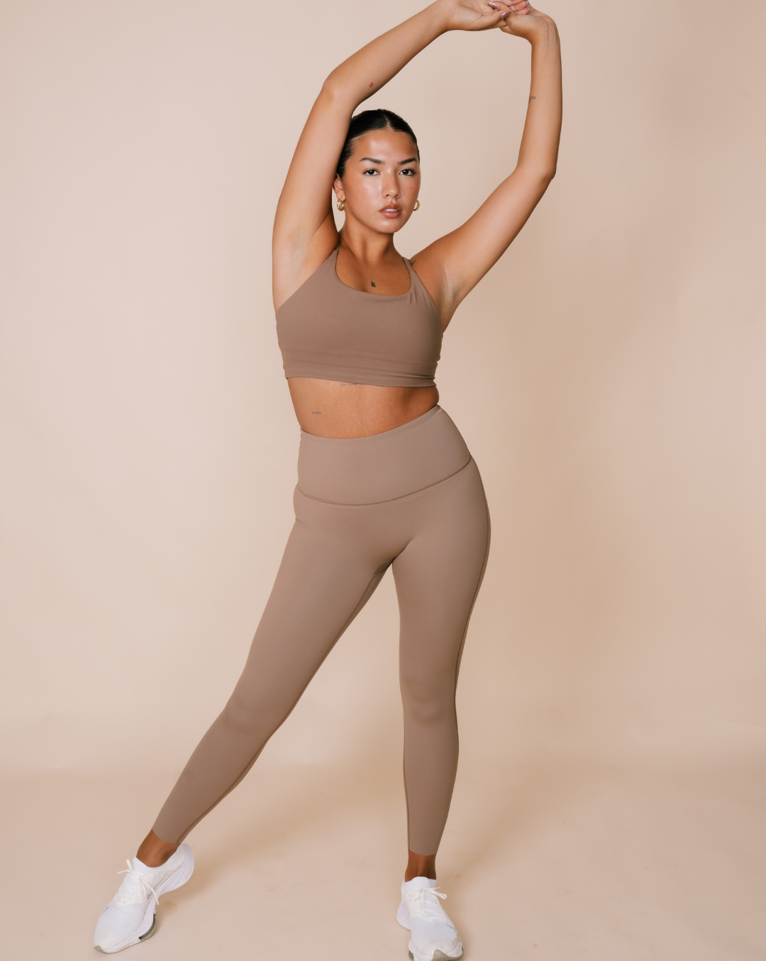 Athletically designed nude yoga gear