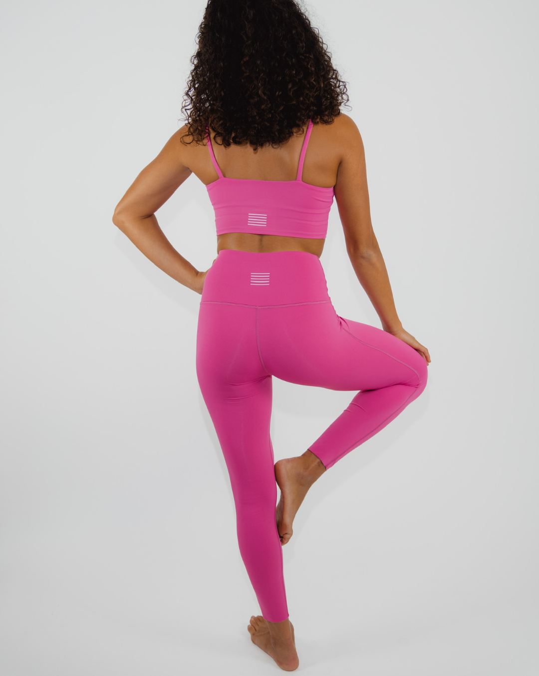 Premium quality athletic wear in vibrant pink tones