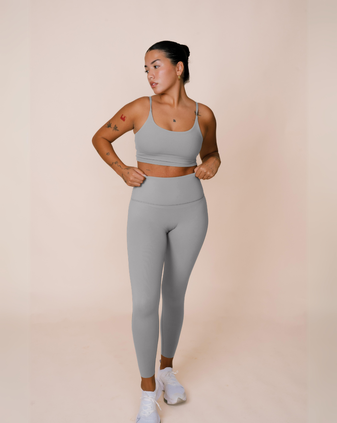 
                  
                    Best two piece workout sets in gray
                  
                