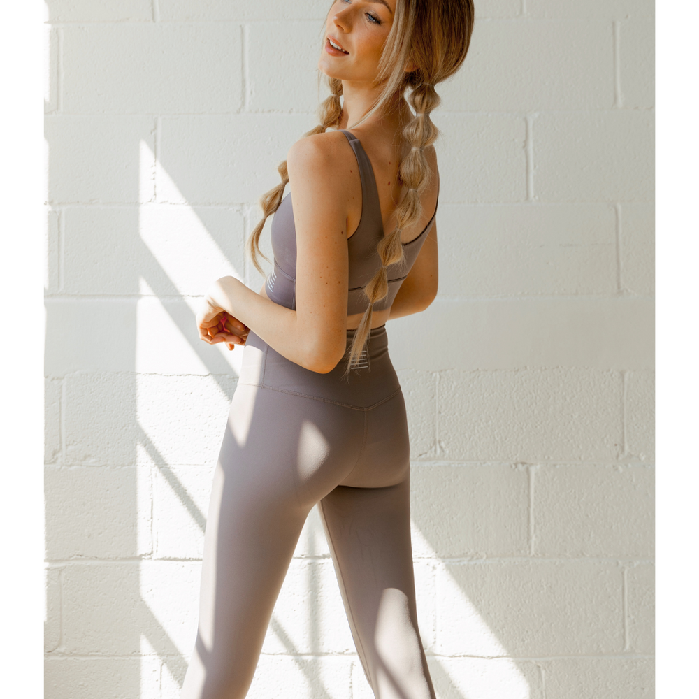 Mindful movement with comfortable high-waisted leggings